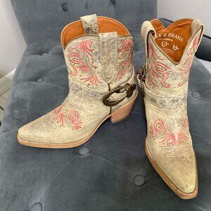 BUCK & BRANA Madison leather Cowgirl boots Siza 8